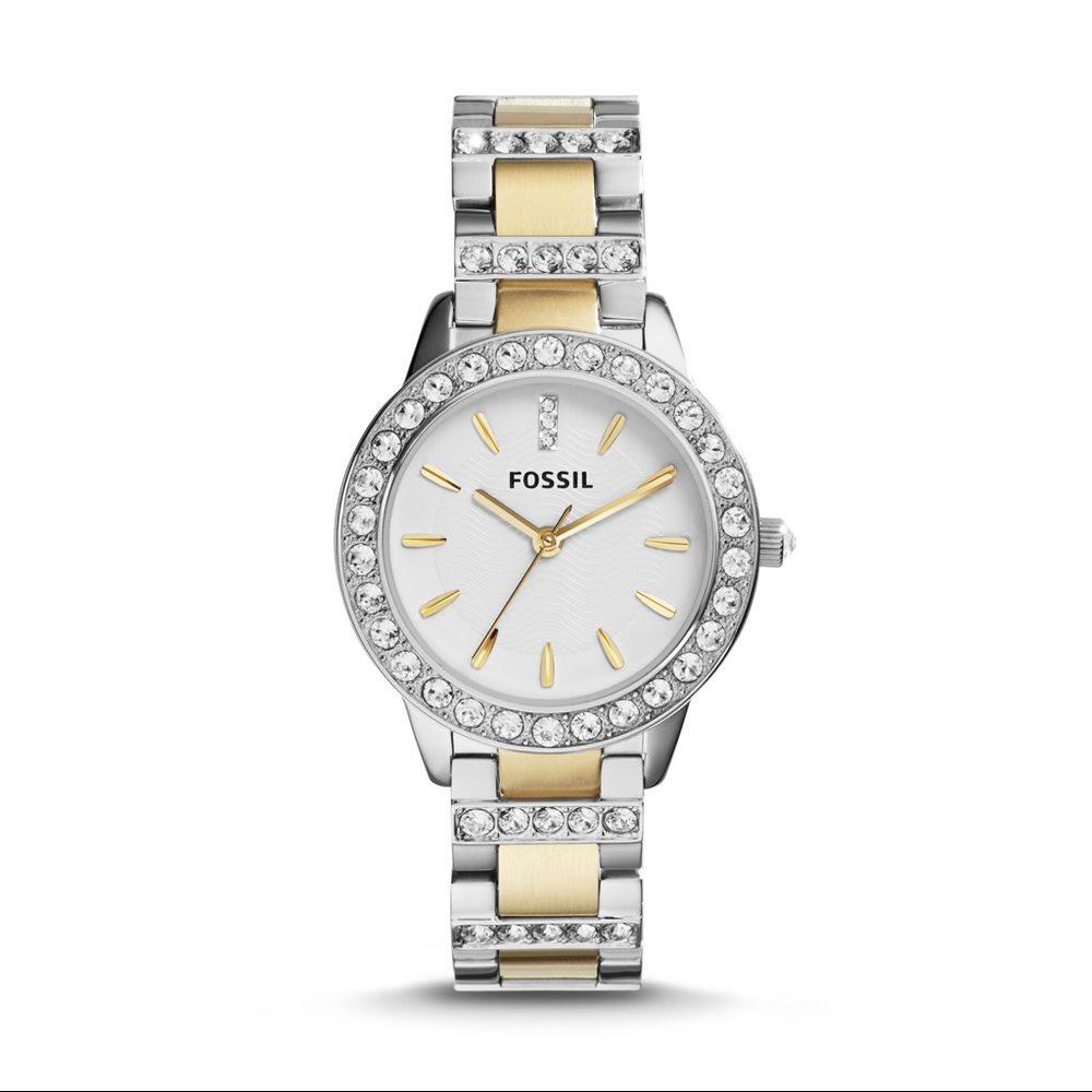 Fossil Two-Tone Mixed Metal Ladies Watch ES2409